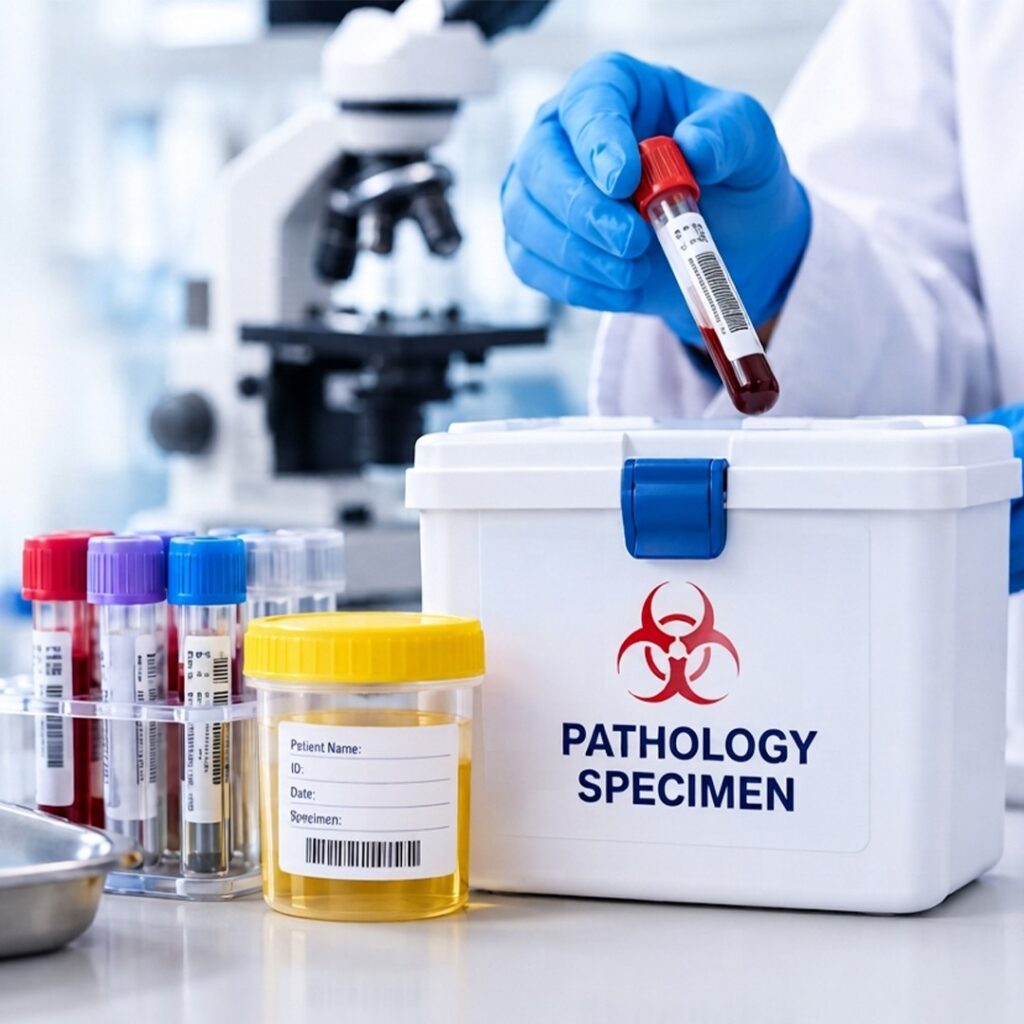 pathology courier UK